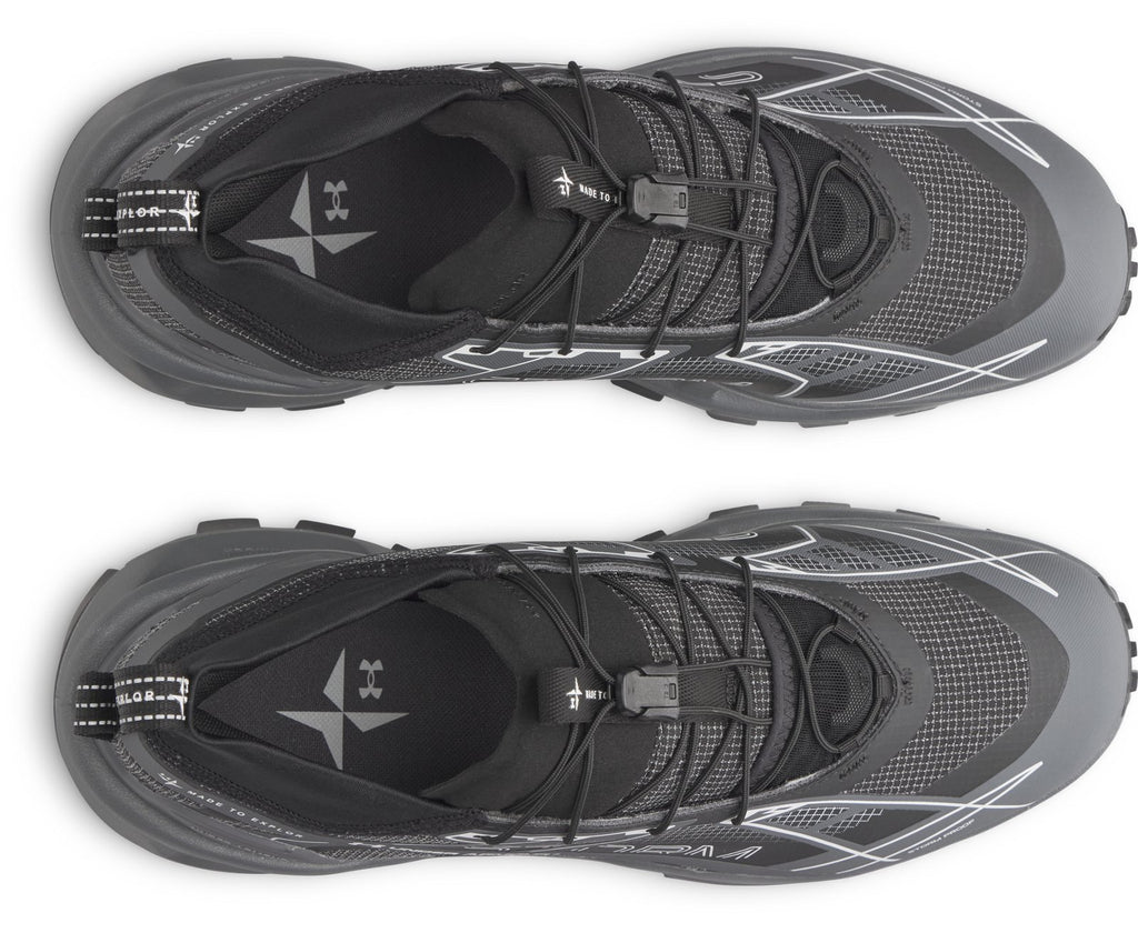UA Explor Trail Waterproof Unisex Trail Running Shoes - Black