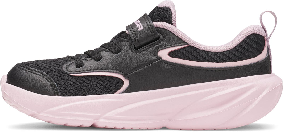 UA Surge 5 Girls' Pre-School Running Shoes - Black