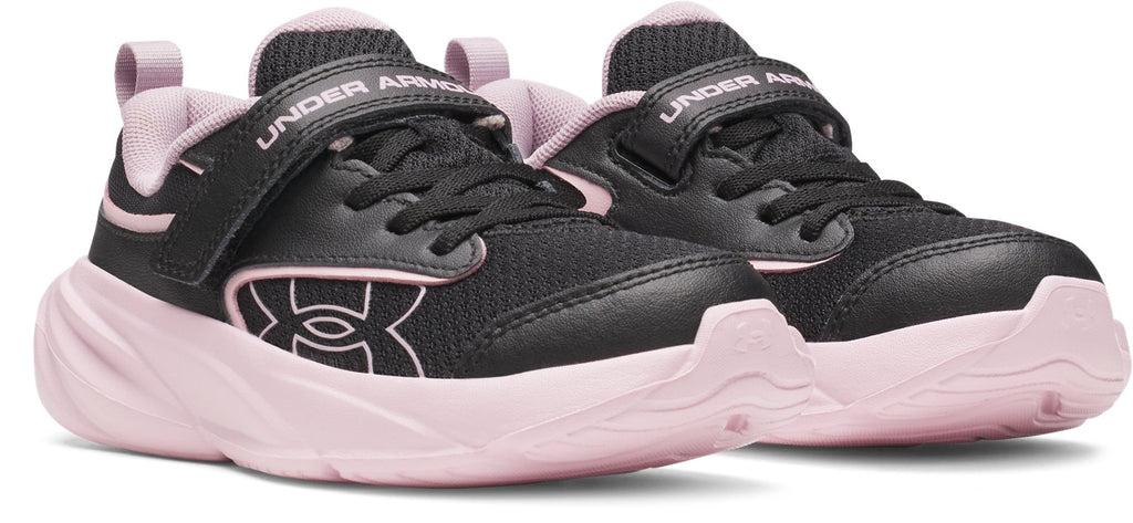 UA Surge 5 Girls' Pre-School Running Shoes - Black