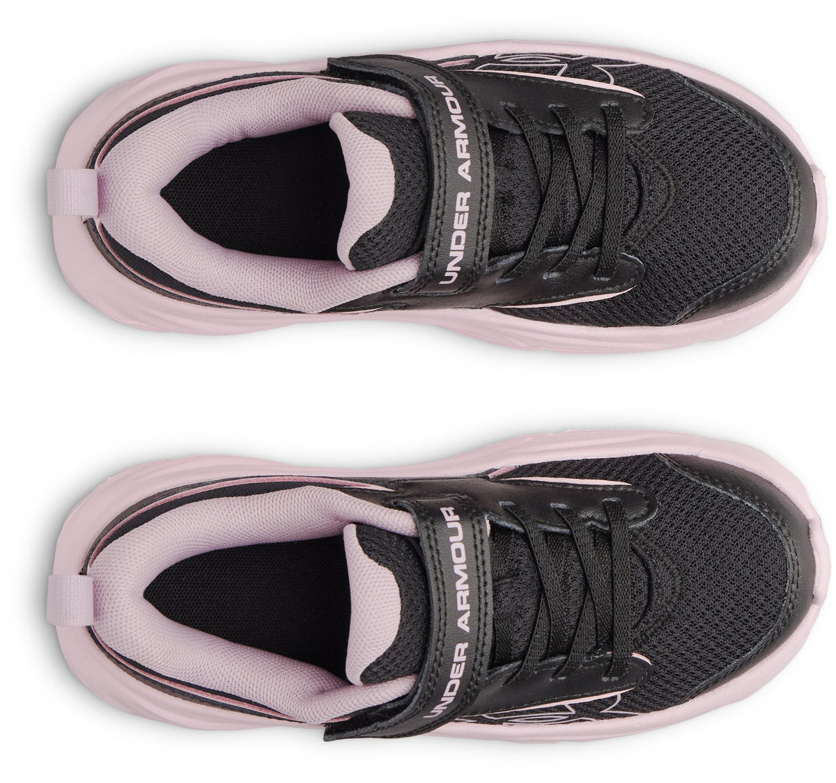 UA Surge 5 Girls' Pre-School Running Shoes - Black