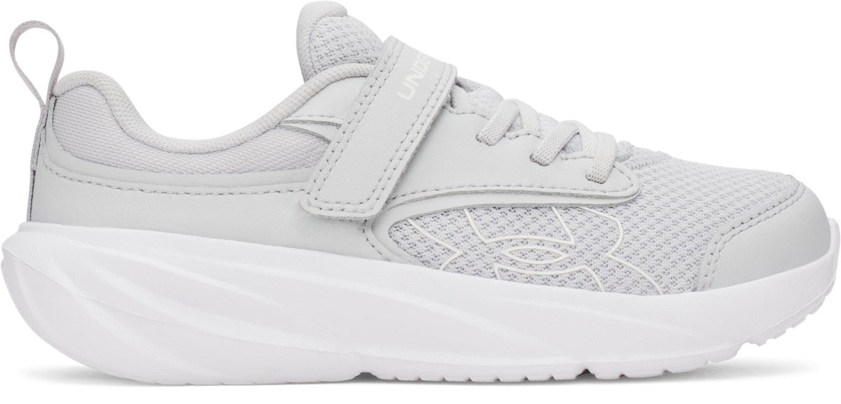UA Surge 5 Girls' Pre-School Running Shoes - Gray