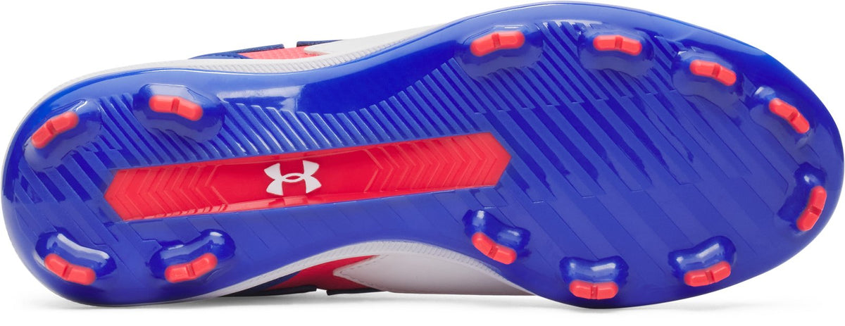 UA Harper 11 TPU Jr. USA Boys' Baseball Cleats - White