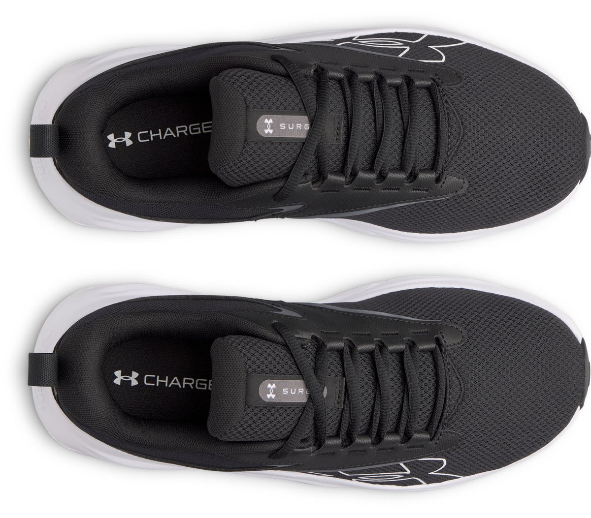 UA Surge 5 Wide (4E) Men's Running Shoes - Black