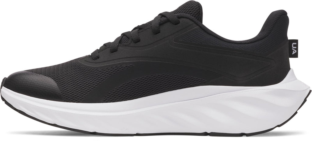UA Charged+ Ascend Boys' Grade School Running Shoes - Black