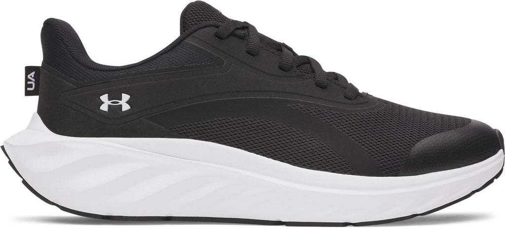 UA Charged+ Ascend Boys' Grade School Running Shoes - Black