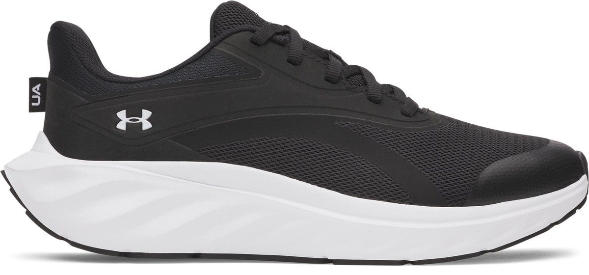 UA Charged+ Ascend Boys' Grade School Running Shoes - Black