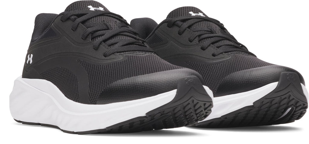 UA Charged+ Ascend Boys' Grade School Running Shoes - Black