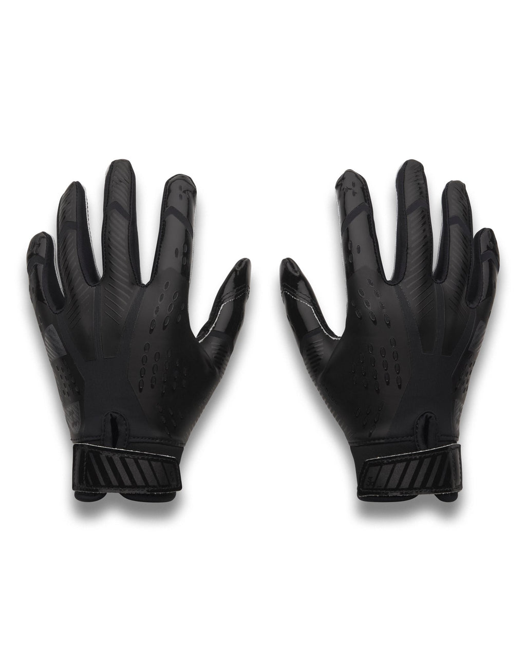 UA Blur Pee Wee Football Gloves - Black