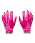 UA Blur Pee Wee Football Gloves - Pink