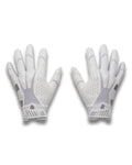 UA Blur Kids' Football Gloves - White