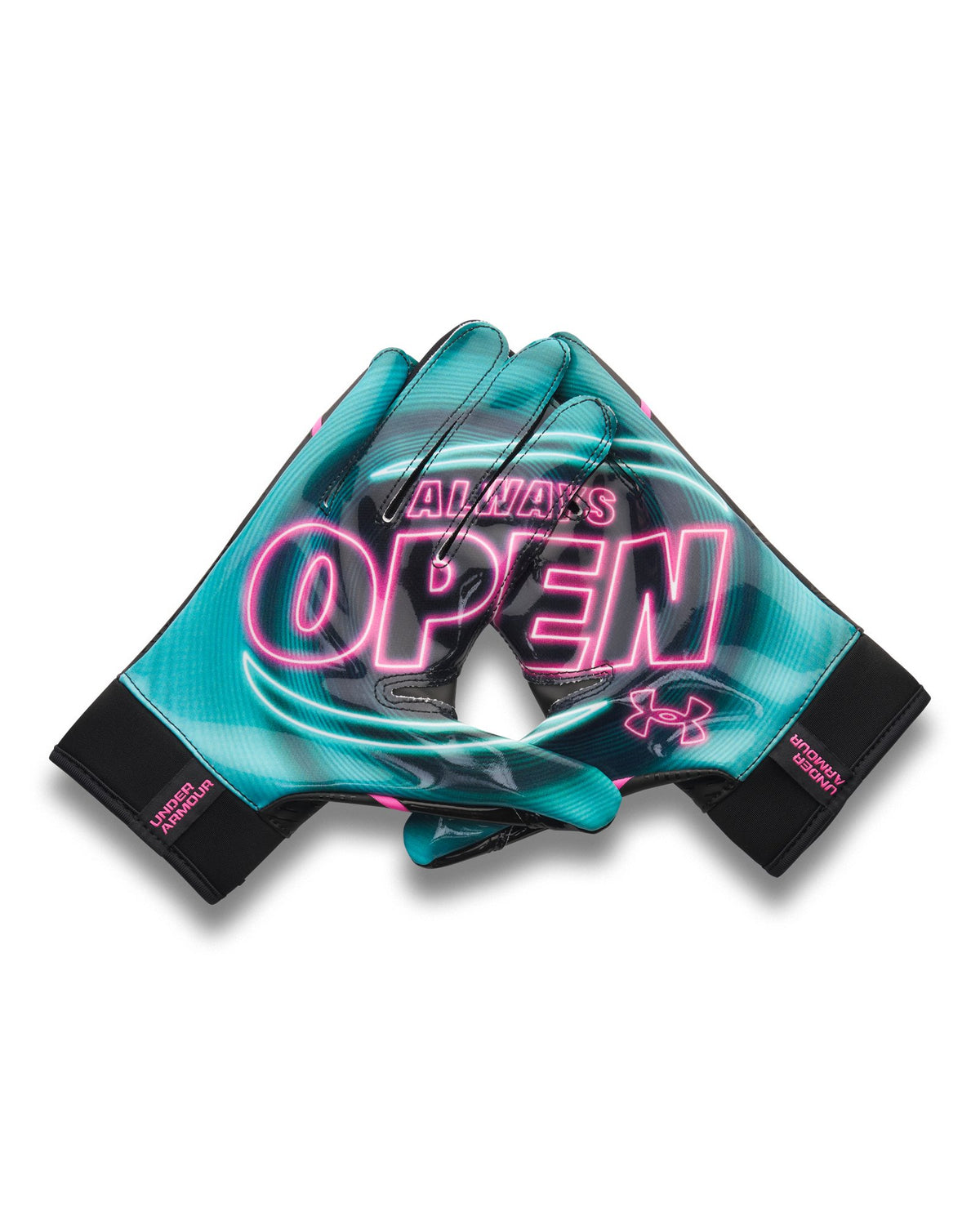 UA Blur LE Kids' Football Gloves - Black
