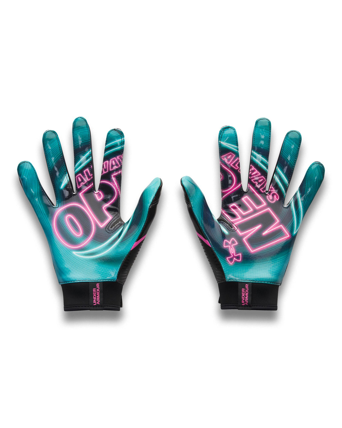 UA Blur LE Kids' Football Gloves - Black