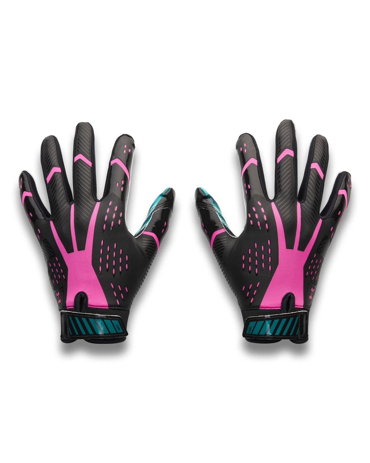 UA Blur LE Kids' Football Gloves - Black