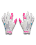 UA Blur LE Kids' Football Gloves - White