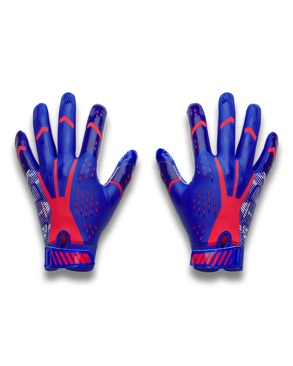 UA Blur LE Kids' Football Gloves - Blue