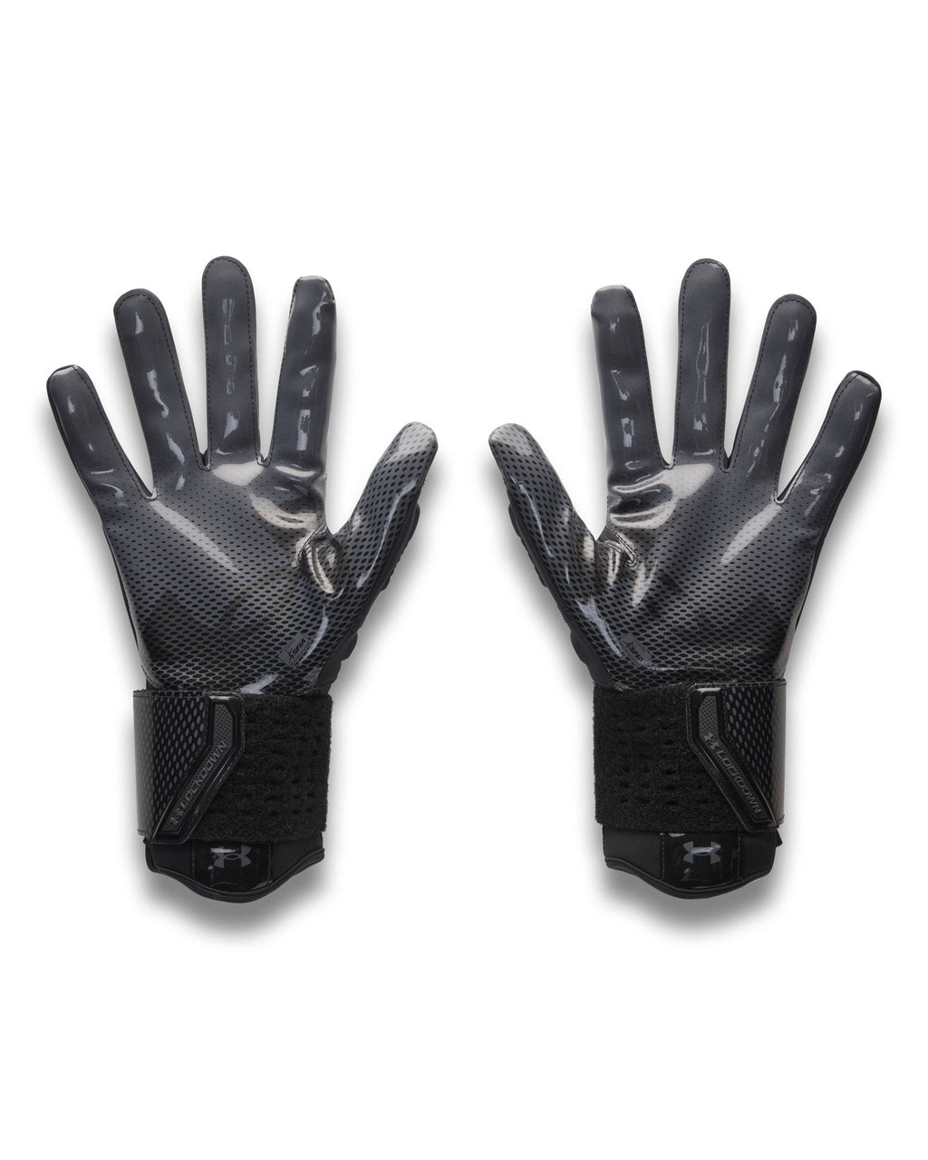 UA Lockdown Men's Football Gloves - Black