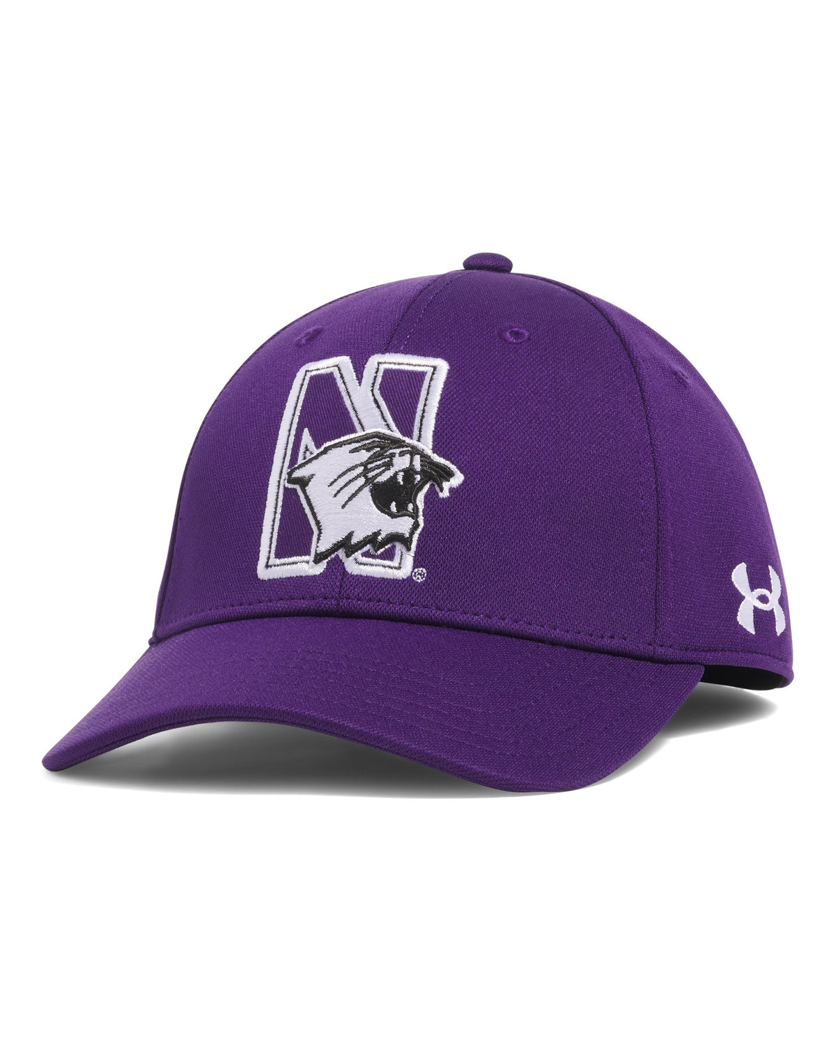 UA Blitzing Collegiate Men's Stretch Fit Cap - Purple
