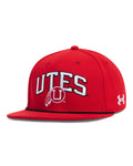 UA Huddle Collegiate Men's Cap - Red