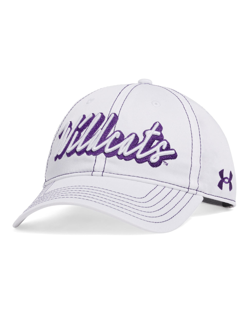 UA Washed Cotton Collegiate Men's Cap - White