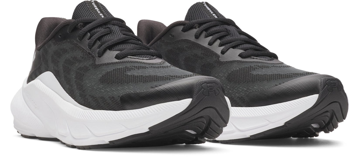 UA Charged+ Turbulence 3 Boys' Grade School Running Shoes - Black