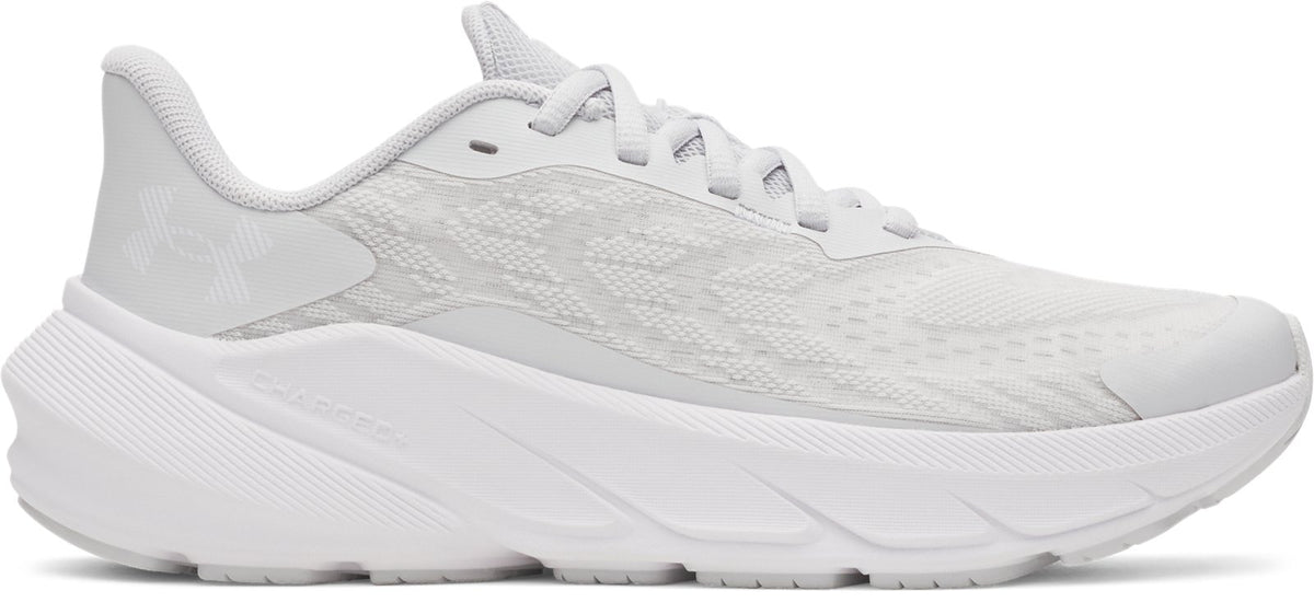 UA Charged+ Turbulence 3 Girls' Grade School Running Shoes - Gray