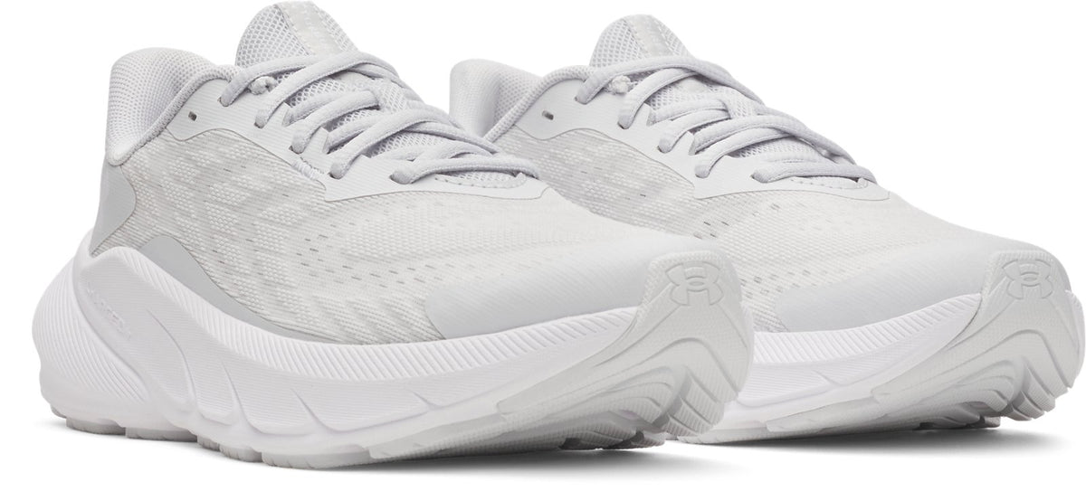 UA Charged+ Turbulence 3 Girls' Grade School Running Shoes - Gray