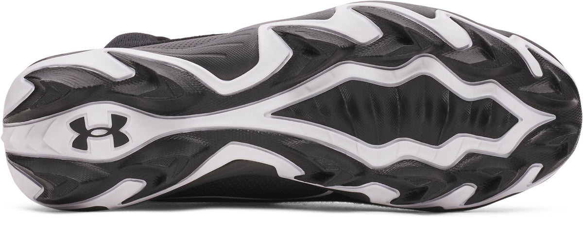 UA Spotlight Icon High RM Jr. Patches Kids' Football Cleats - Black