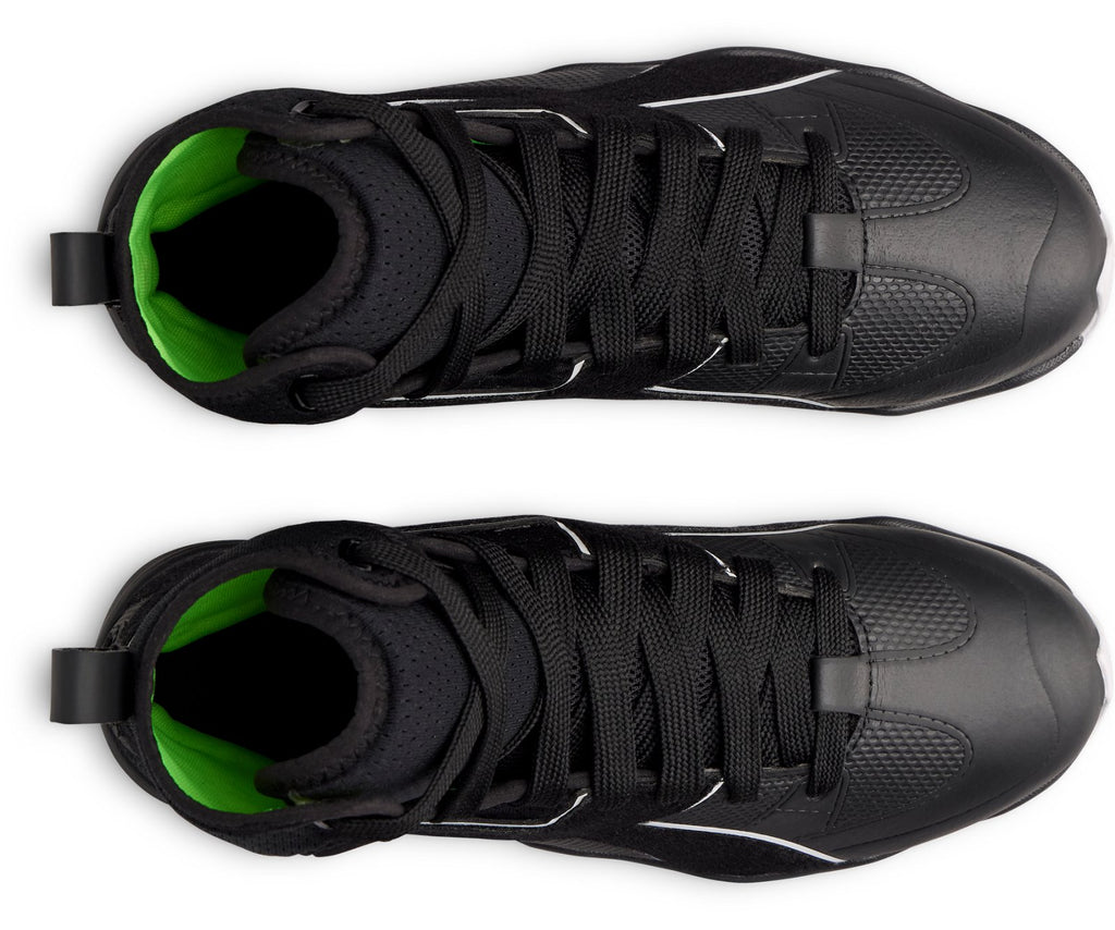 UA Spotlight Icon High RM Jr. Patches Kids' Football Cleats - Black