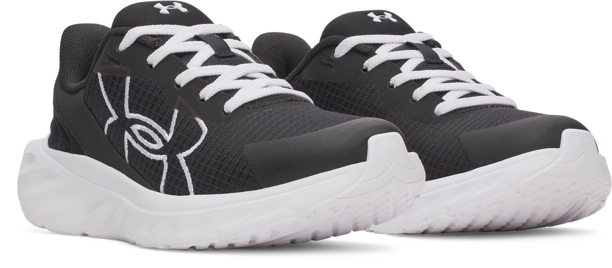UA Ascend Big Logo AL Boys' Pre-School Running Shoes - Black