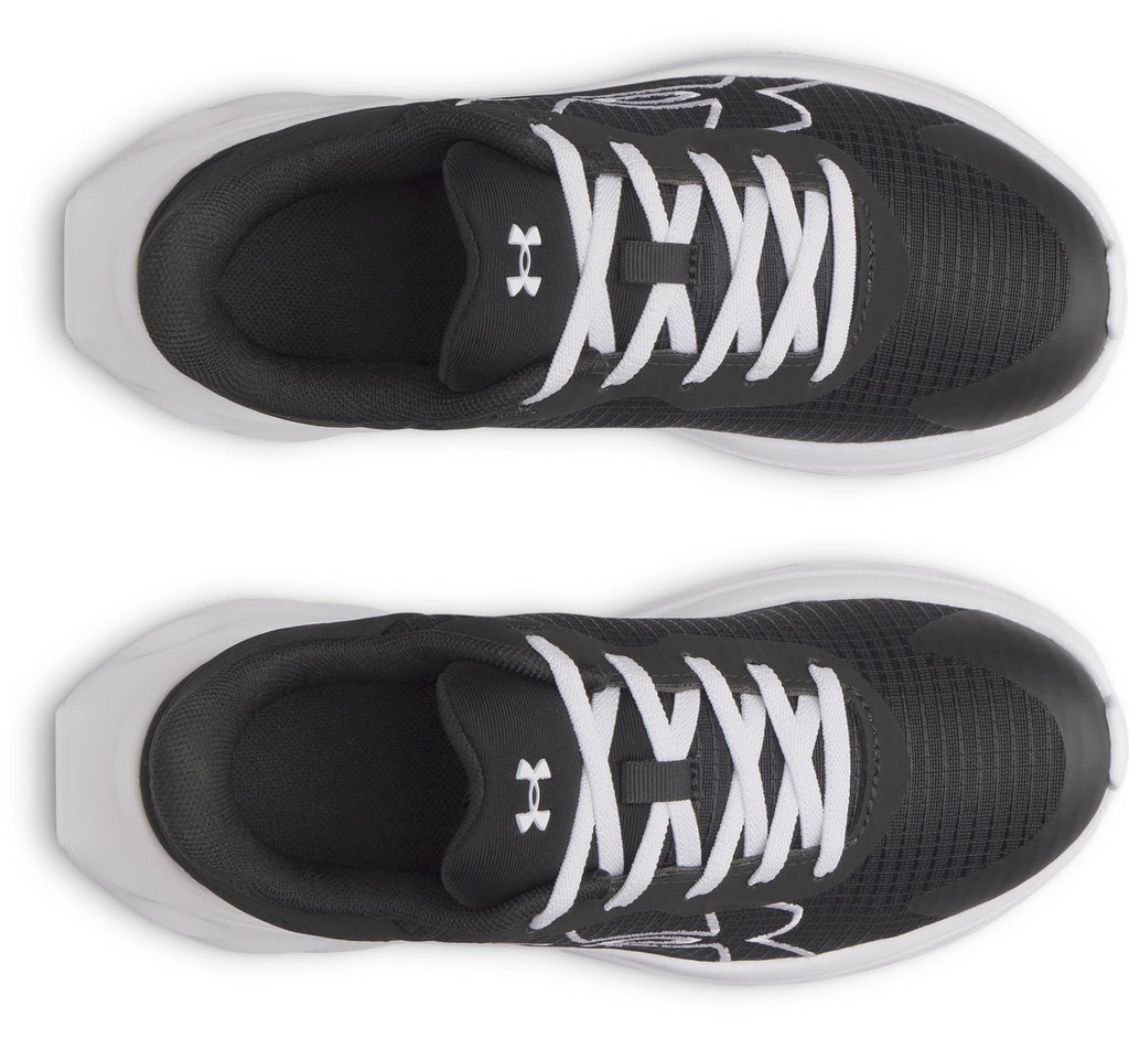 UA Ascend Big Logo AL Boys' Pre-School Running Shoes - Black