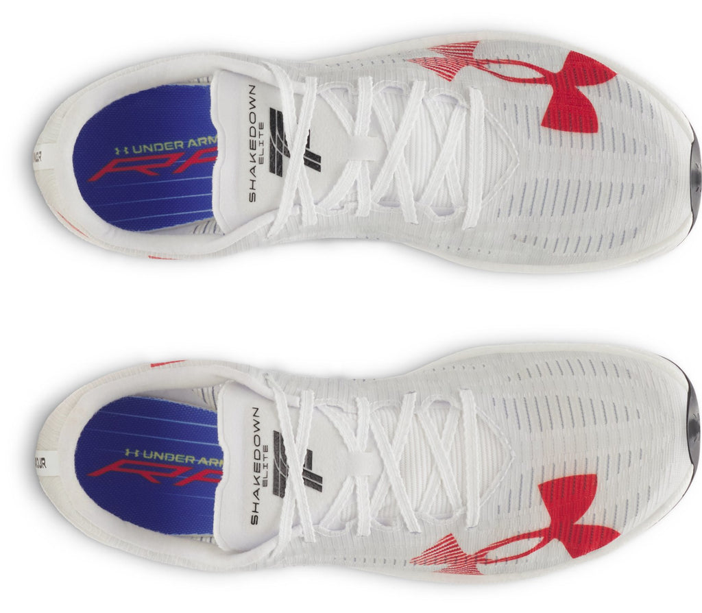 UA Shakedown Elite 3.5 Mid Distance Unisex Track Spikes - White