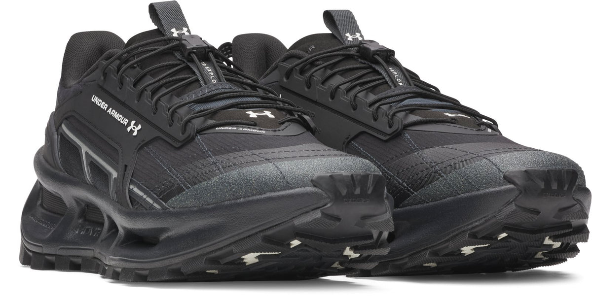 UA EXPLOR Trail Unisex Shoes - Black