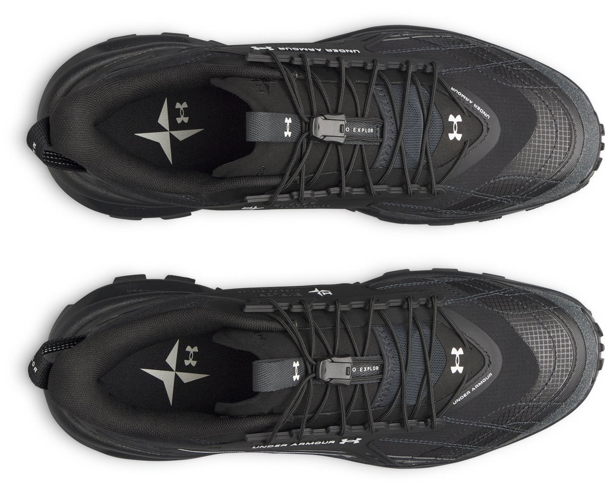 UA EXPLOR Trail Unisex Shoes - Black
