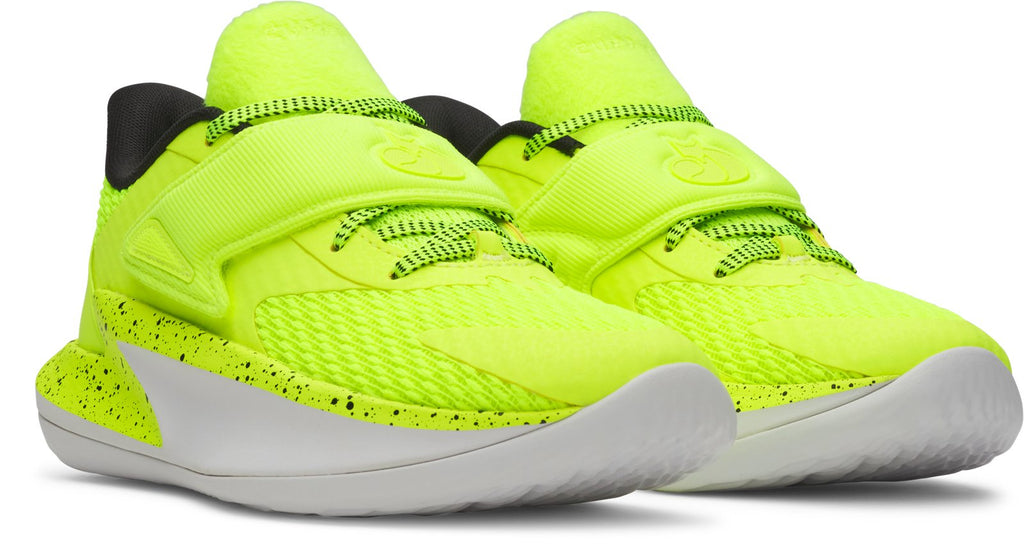 D. Fox 2 'Pickleball' Grade School Basketball Shoes - Yellow