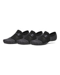 UA PT Pro Unisex 3-Pack Ultra Low Socks - Black