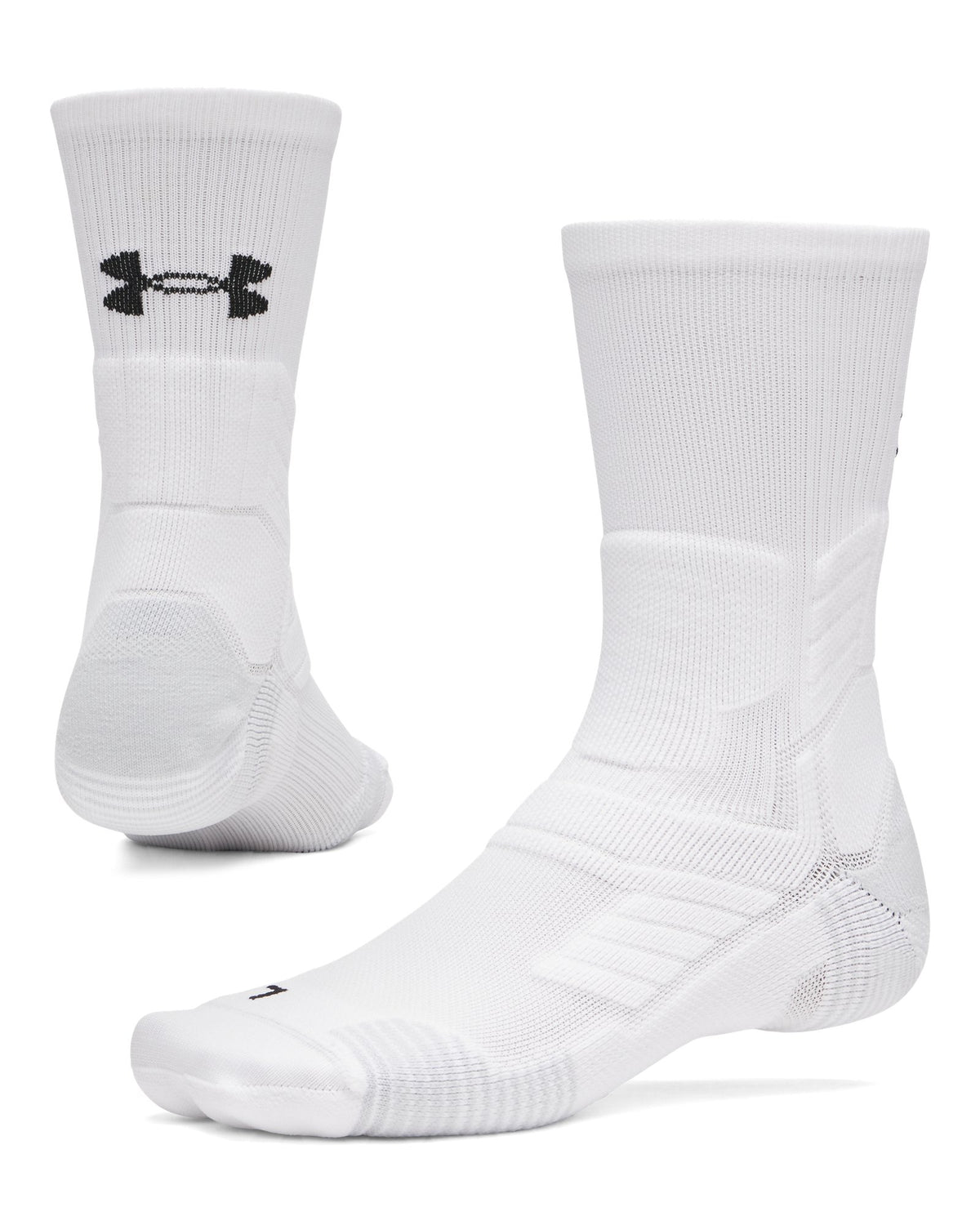 UA AG Team Unisex Crew Socks - White