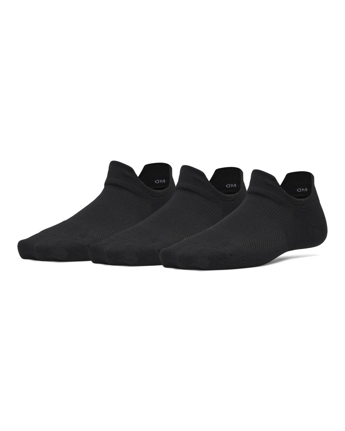 UA Vanish Women's 3-Pack No Show Socks - Black