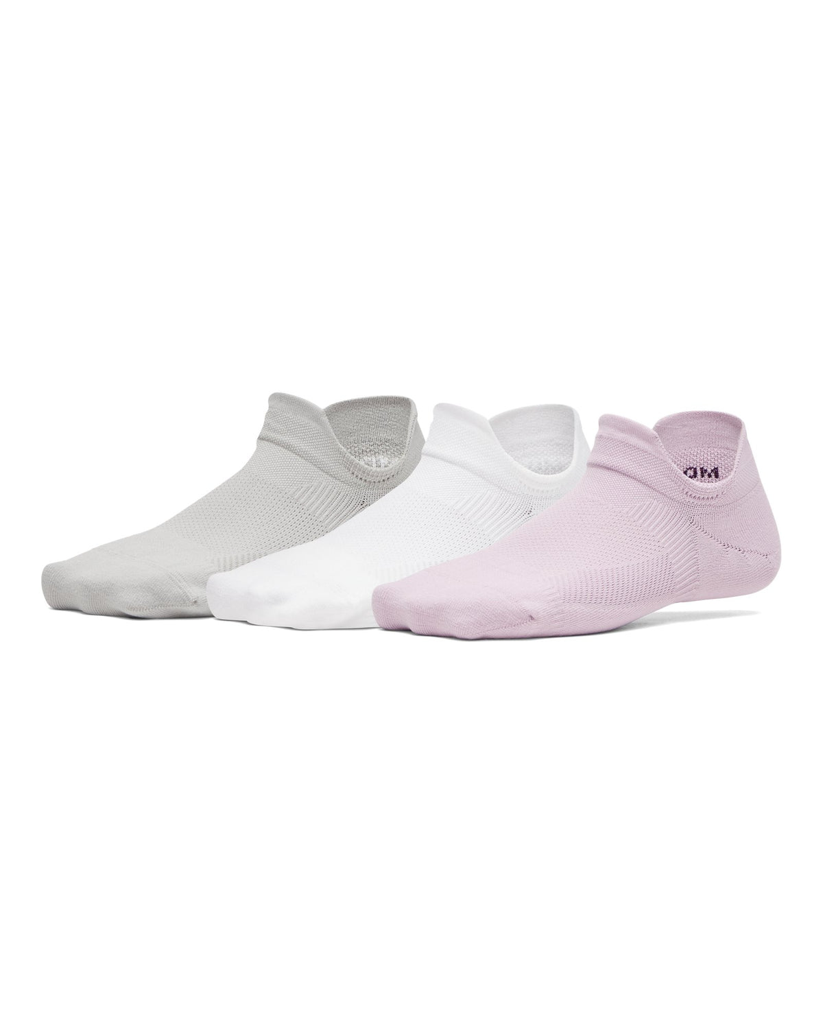 UA Vanish Women's 3-Pack No Show Socks - Pink