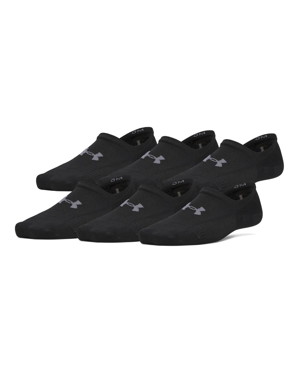 UA Vanish Women's 6-Pack Liner Socks - Black