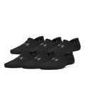UA Vanish Women's 6-Pack Liner Socks - Black