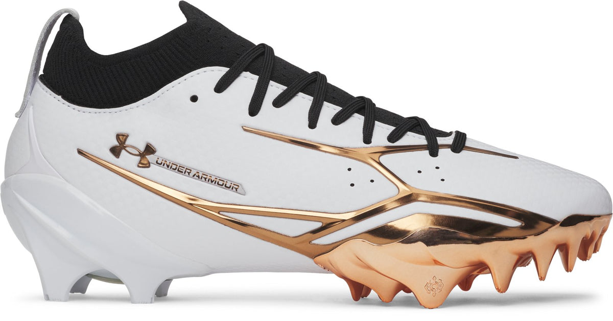 UA Spotlight Pro Football Cleats - White