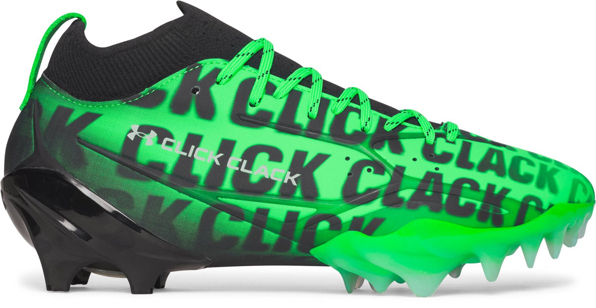 UA Spotlight Pro PTH Football Cleats - Green