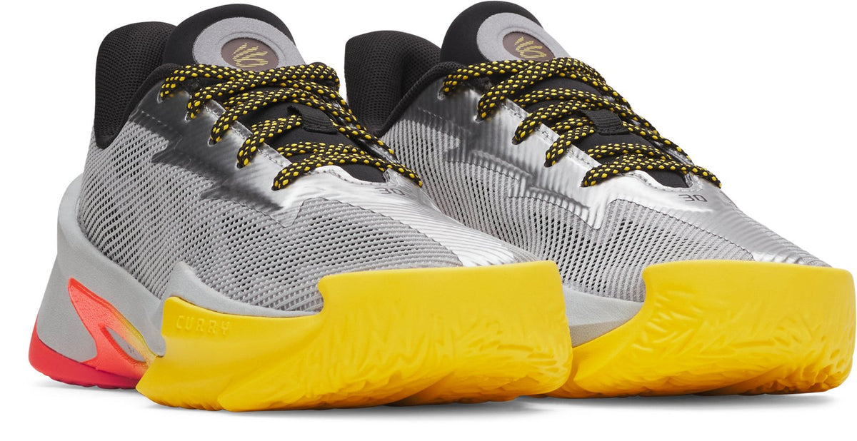 Curry Series 7 Grade School Basketball Shoes - Gray