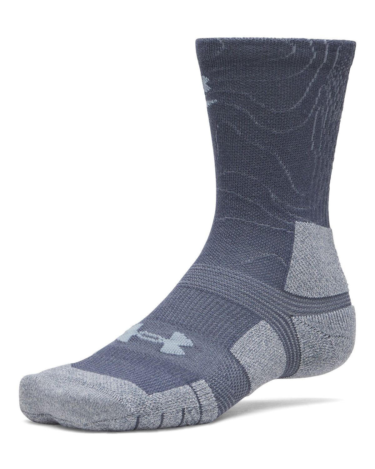 UA Explor Wool Hike Unisex Crew Socks - Gray