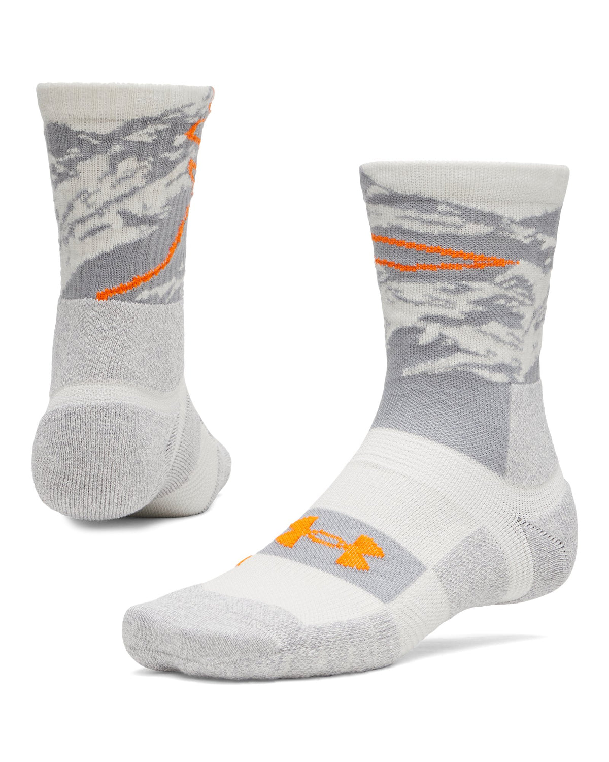 UA Explor Wool Hike Unisex Crew Socks - White