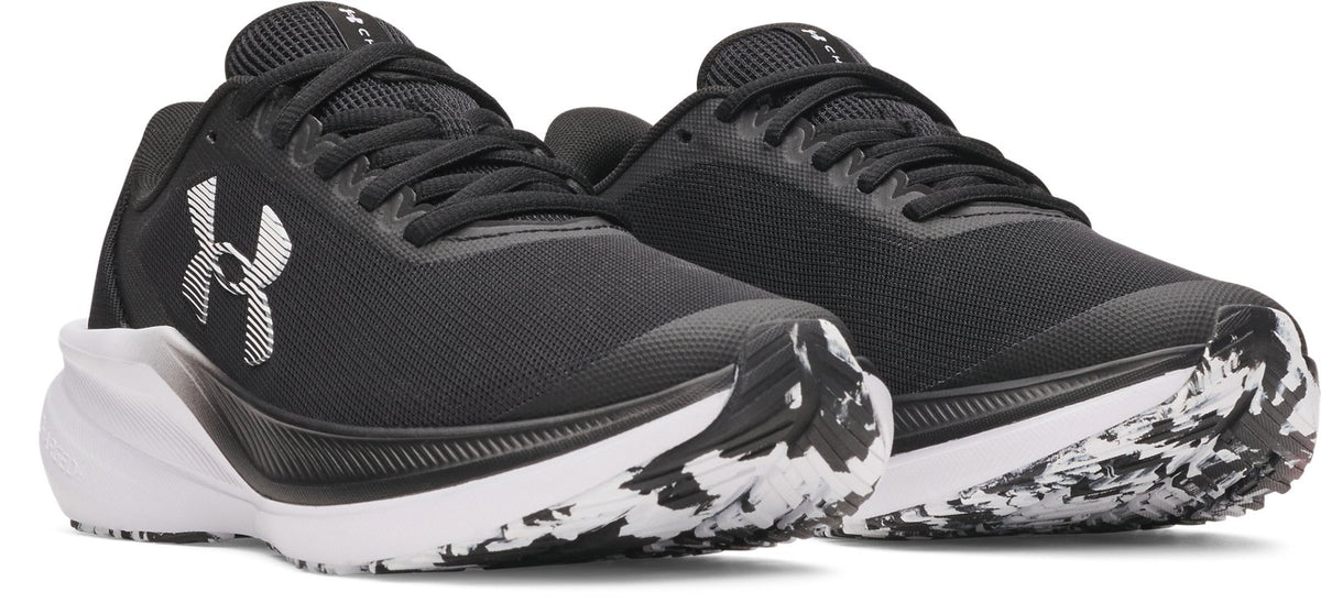 UA Charged+ Chase Boys' Grade School Running Shoes - Black