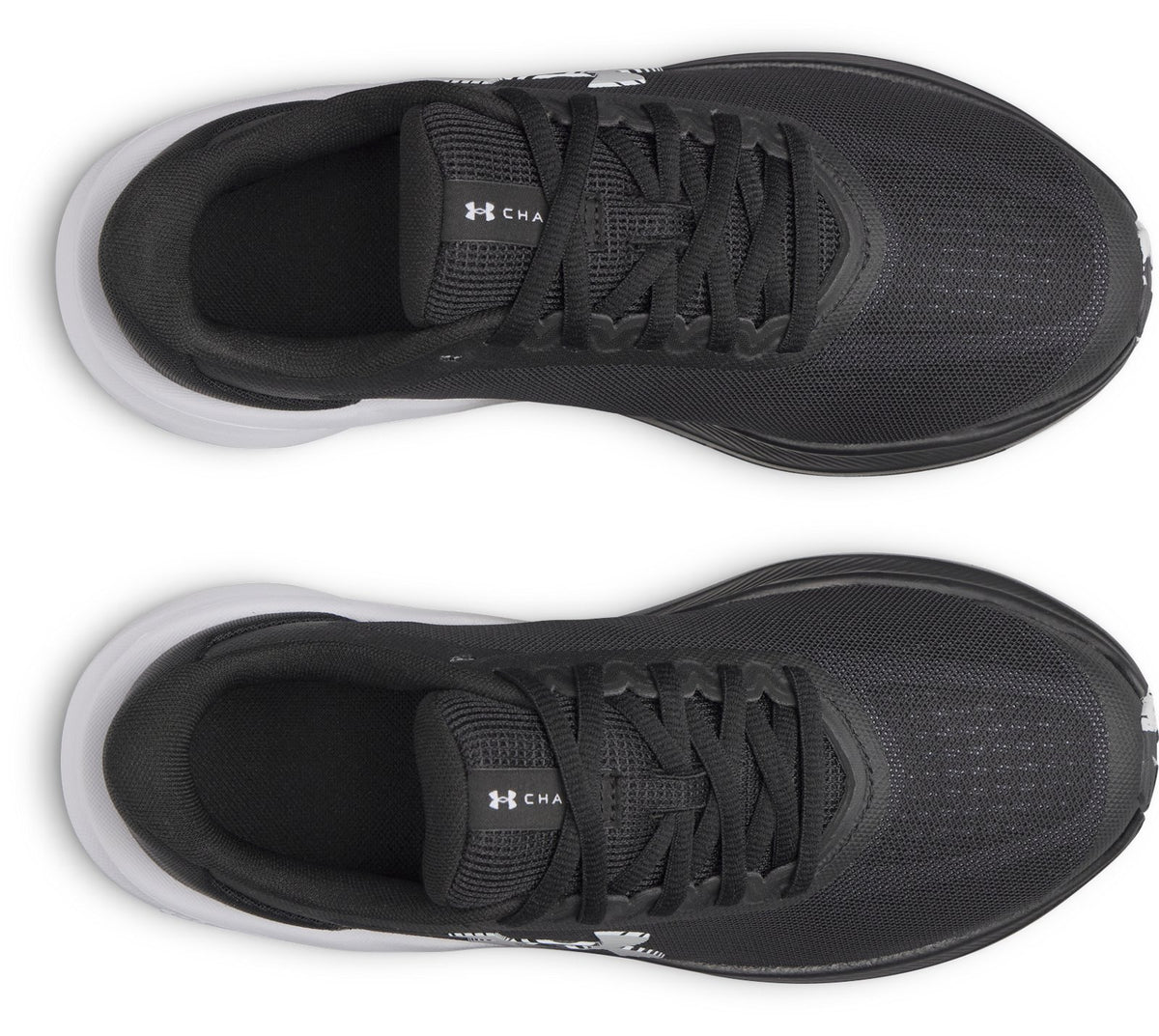 UA Charged+ Chase Boys' Grade School Running Shoes - Black