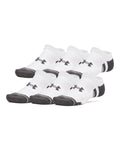 UA Performance Tech Unisex 6-Pack No Show Socks - White