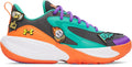 UA Lockdown 8 Patches Grade School Basketball Shoes - Gray