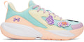 UA Lockdown 8 Patches Grade School Basketball Shoes - Blue